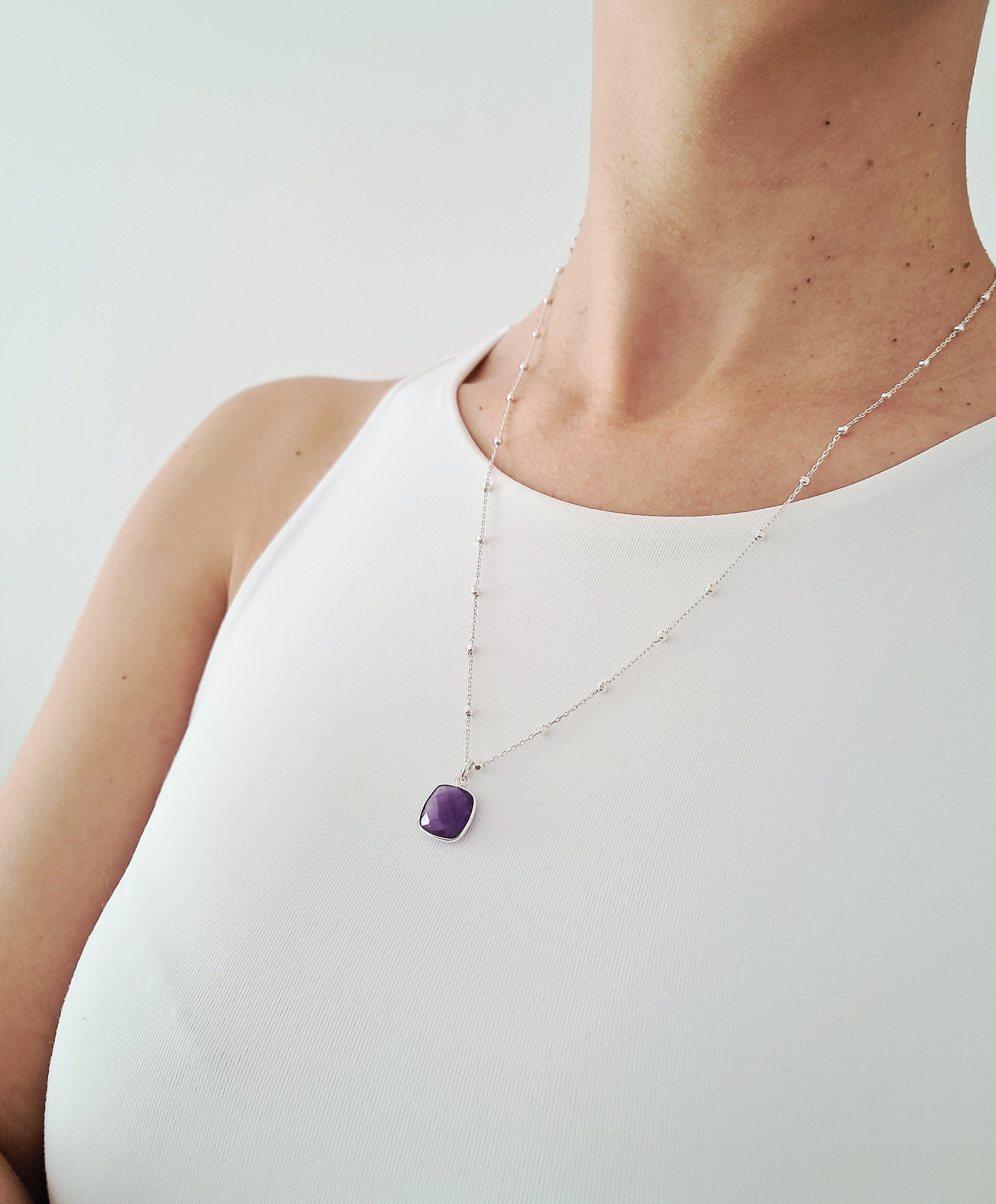 Collier Laëtitia améthyste