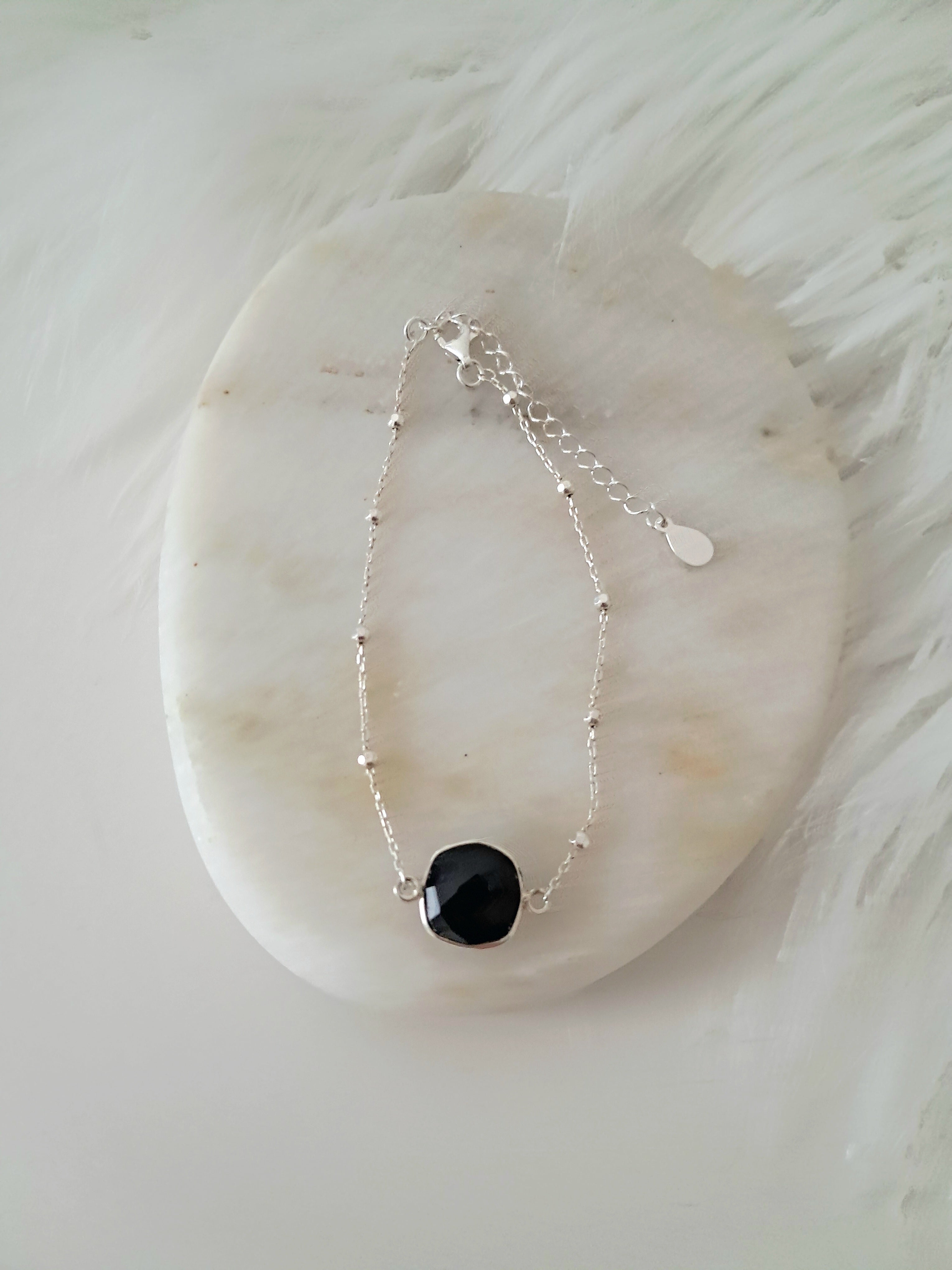 Bracelet Jessica onyx noir