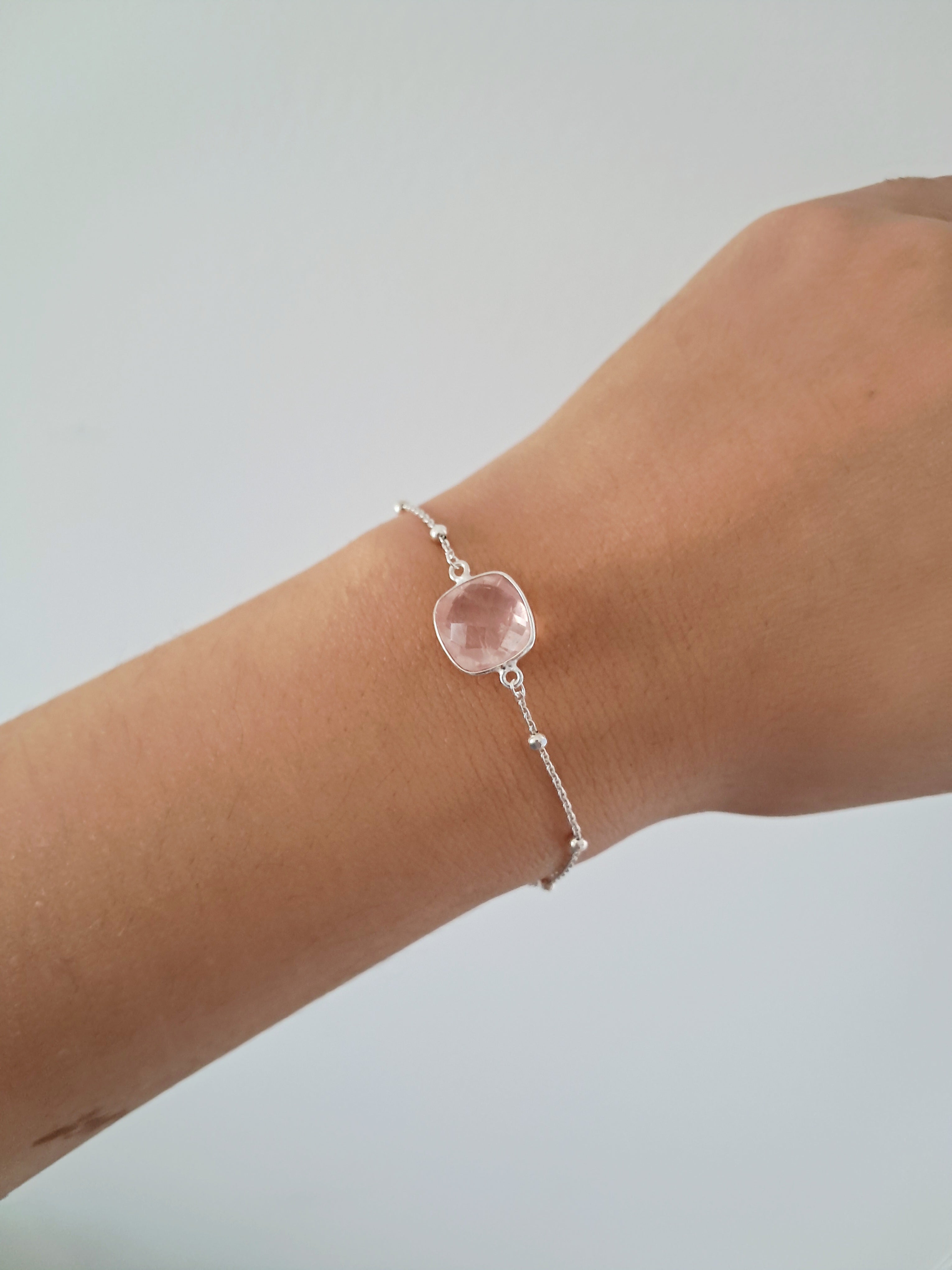 Bracelet Jessica quartz rose
