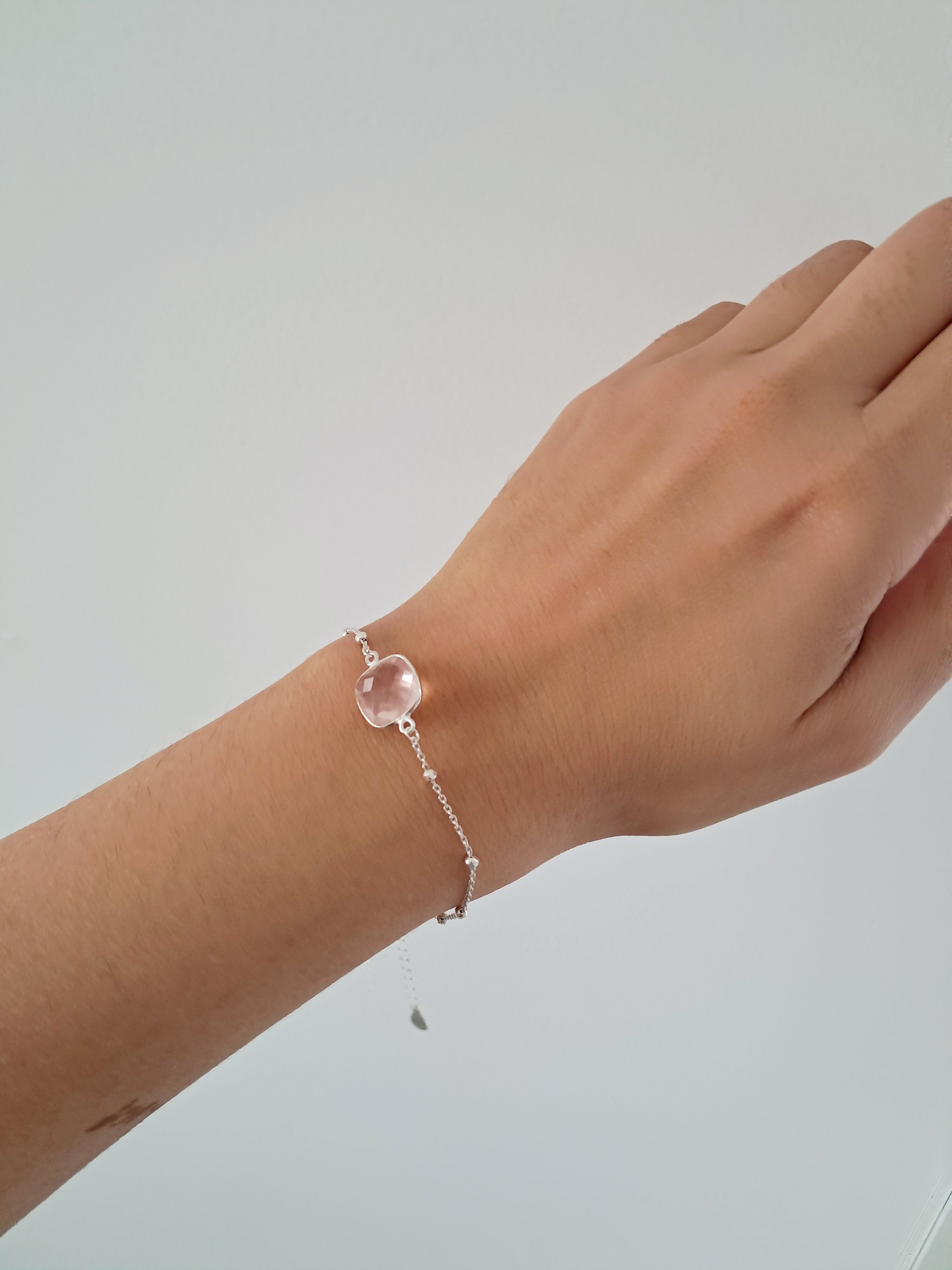 Bracelet Jessica quartz rose