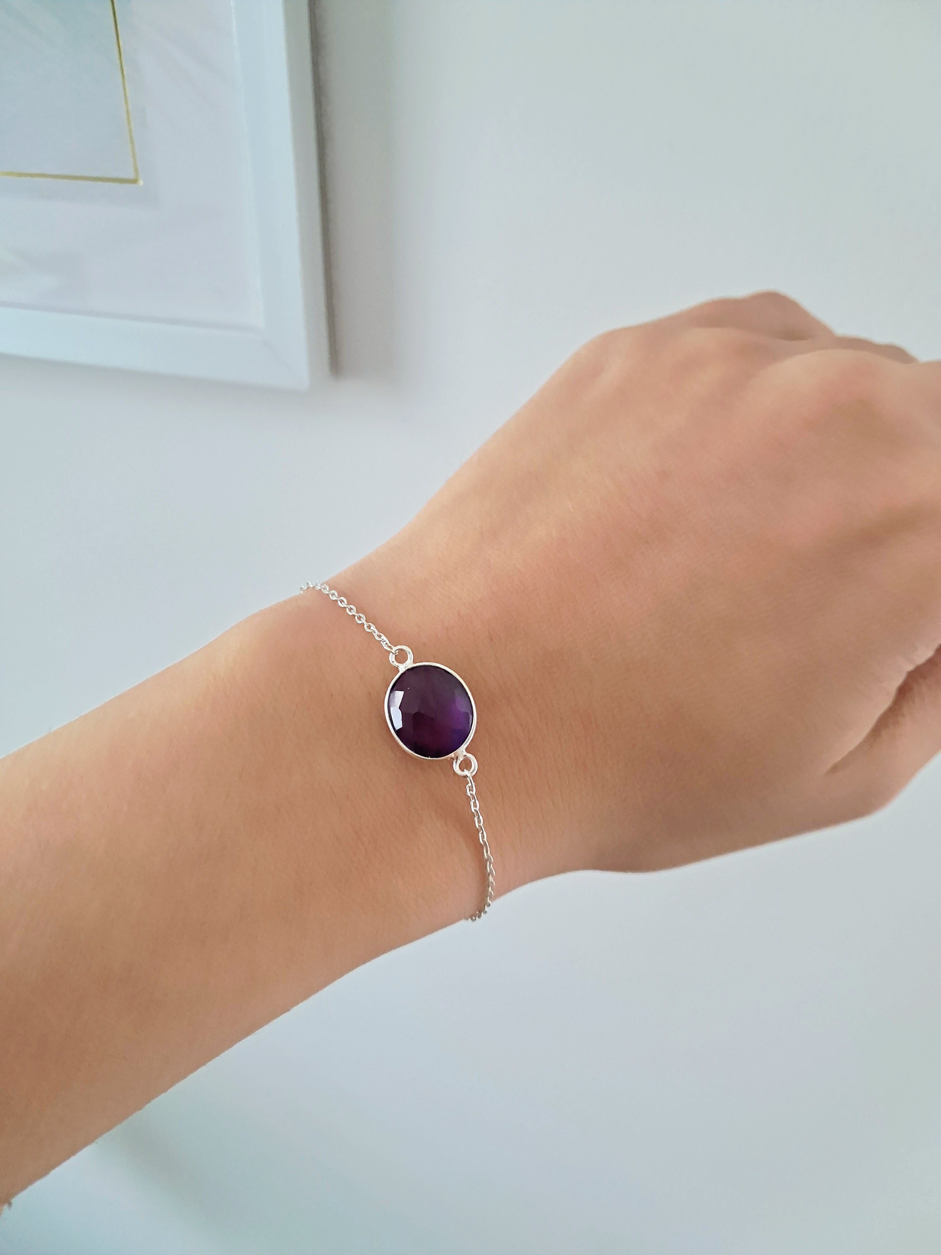 Bracelet Amalia améthyste