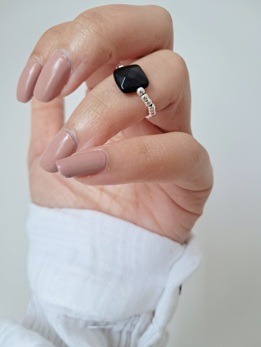 Bague Catia onyx noir